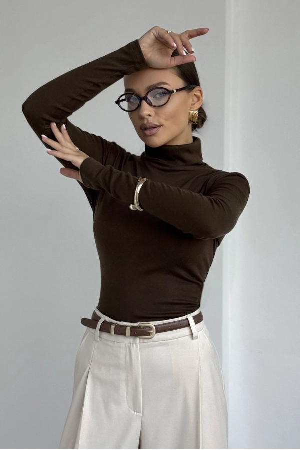 Джемпер DAVA 4231 шоколад Джемпер DAVA 4231 шоколад