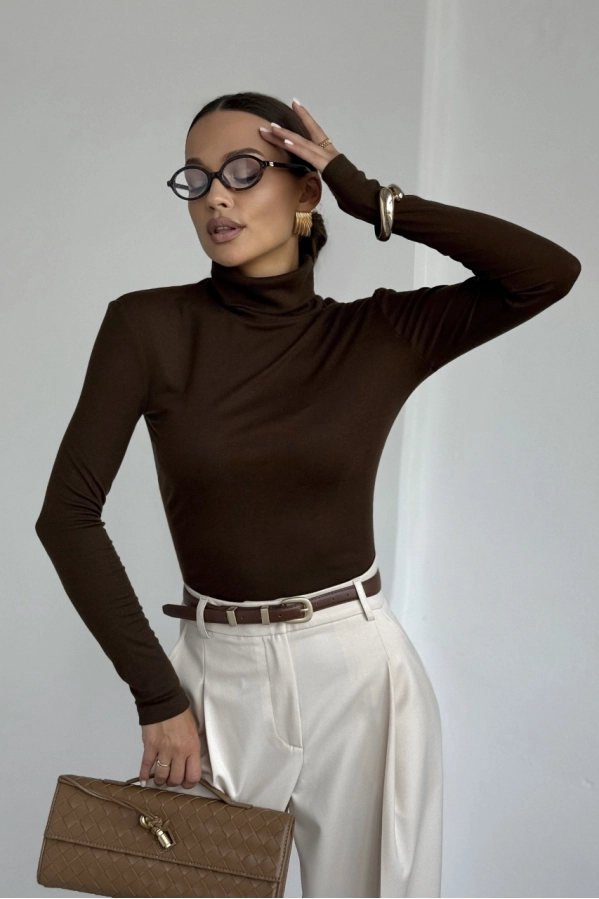 Джемпер DAVA 4231 шоколад Джемпер DAVA 4231 шоколад