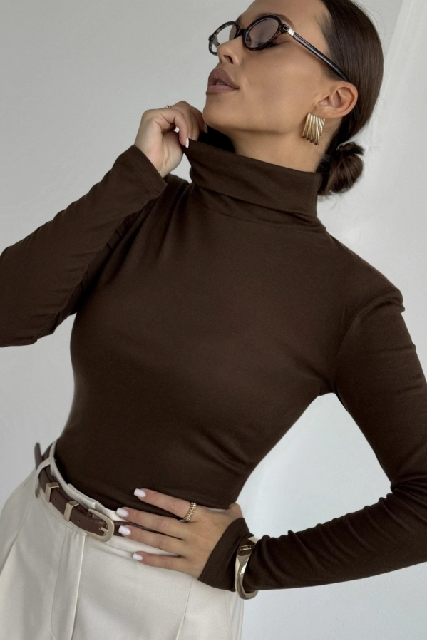 Джемпер DAVA 4231 шоколад Джемпер DAVA 4231 шоколад