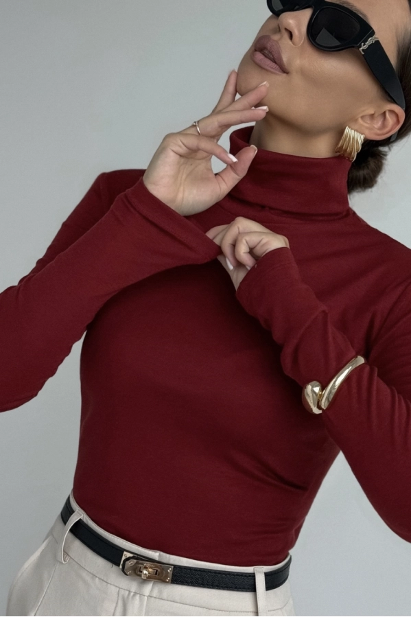 Джемпер DAVA 4231 бордо Джемпер DAVA 4231 бордо