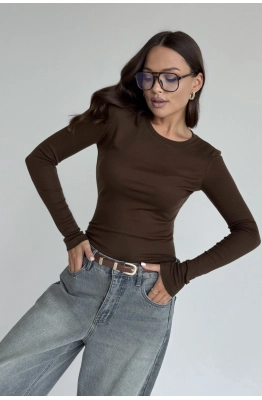 Джемпер DAVA 4230 шоколад Джемпер DAVA 4230 шоколад