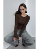 Джемпер DAVA 4230 шоколад Джемпер DAVA 4230 шоколад