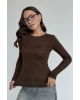Джемпер DAVA 4230 шоколад Джемпер DAVA 4230 шоколад