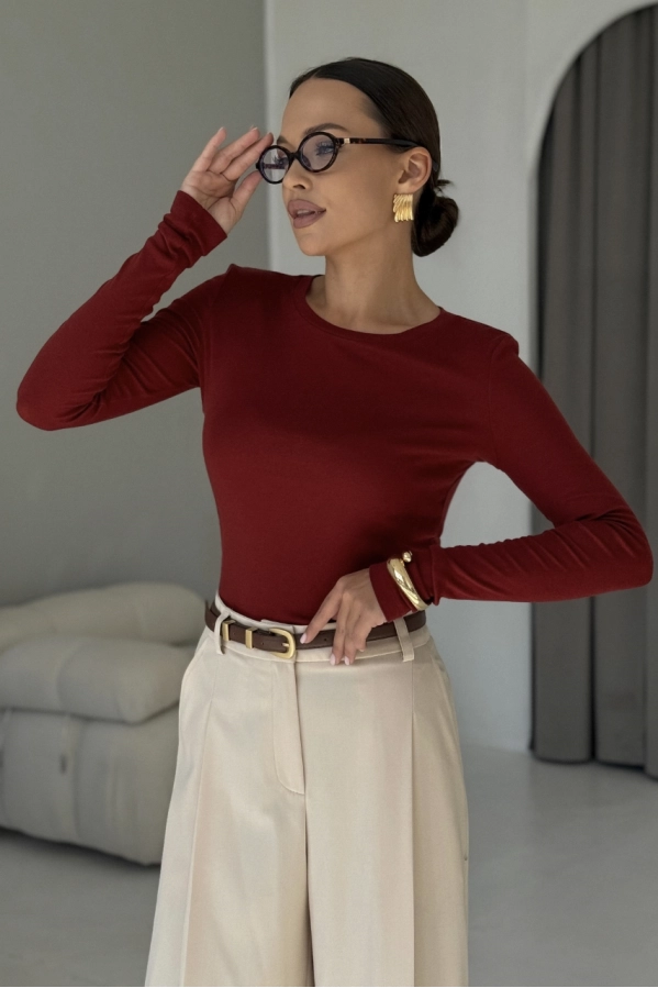 Джемпер DAVA 4230 бордо Джемпер DAVA 4230 бордо