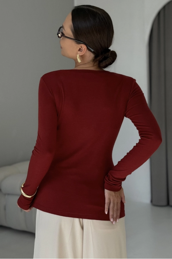 Джемпер DAVA 4230 бордо Джемпер DAVA 4230 бордо