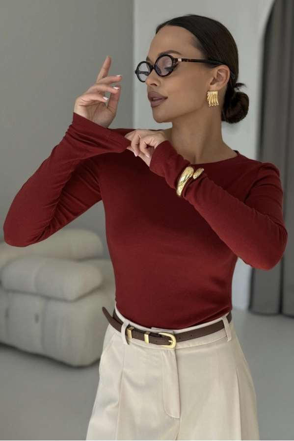 Джемпер DAVA 4230 бордо Джемпер DAVA 4230 бордо