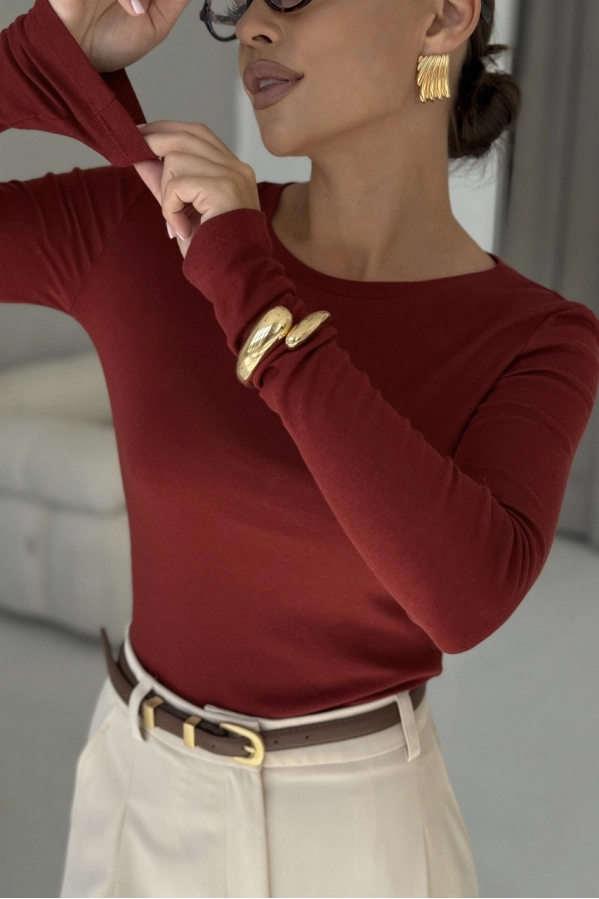 Джемпер DAVA 4230 бордо Джемпер DAVA 4230 бордо