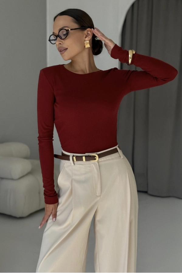 Джемпер DAVA 4230 бордо Джемпер DAVA 4230 бордо