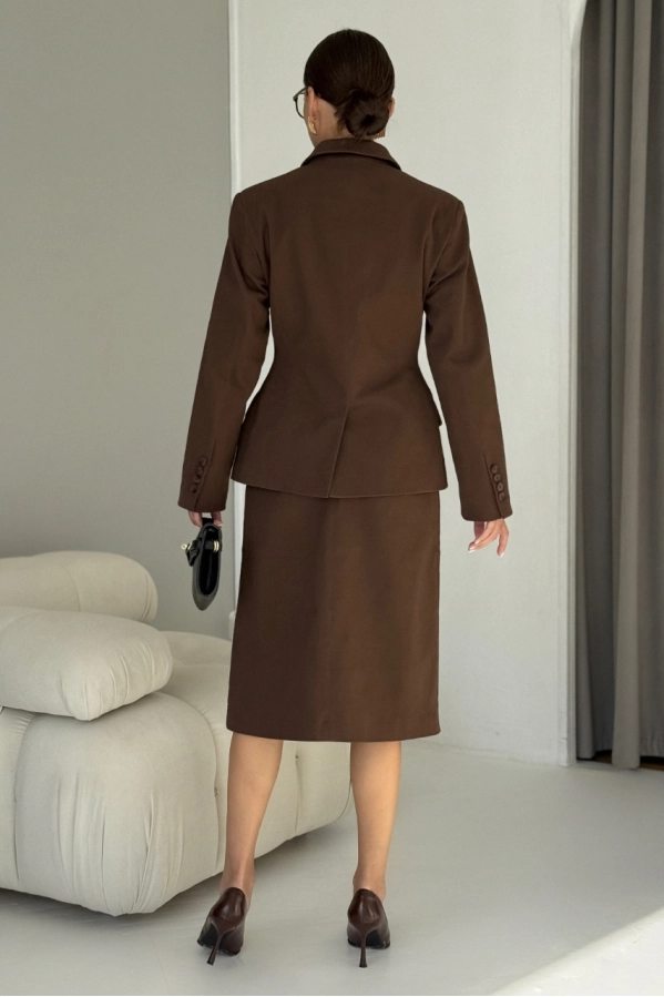 Юбка DAVA 5235 шоколад Юбка DAVA 5235 шоколад