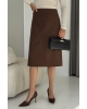 Юбка DAVA 5235 шоколад Юбка DAVA 5235 шоколад