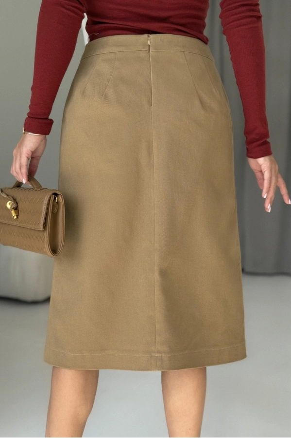 Юбка DAVA 5235 бежевый Юбка DAVA 5235 бежевый