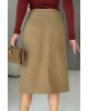 Юбка DAVA 5235 бежевый Юбка DAVA 5235 бежевый