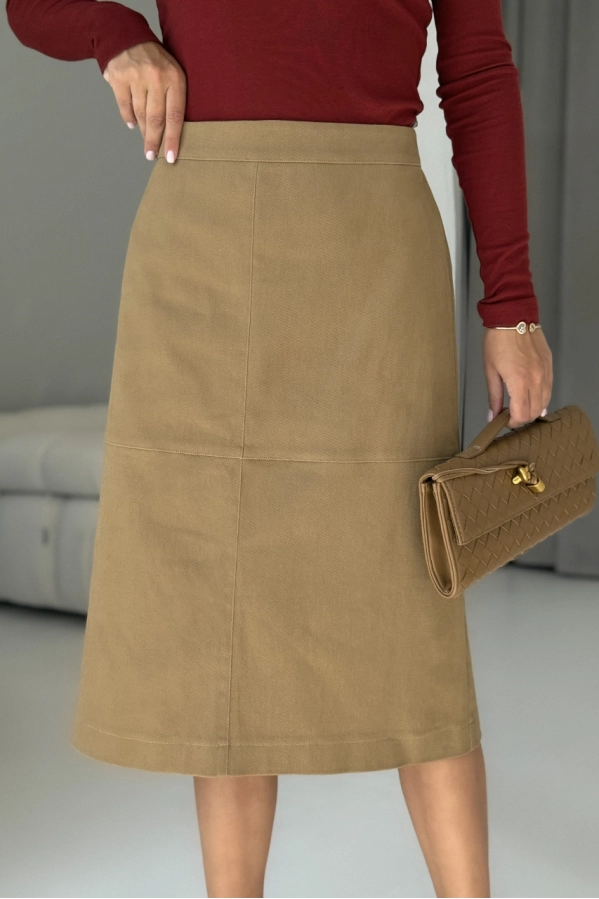 Юбка DAVA 5235 бежевый Юбка DAVA 5235 бежевый