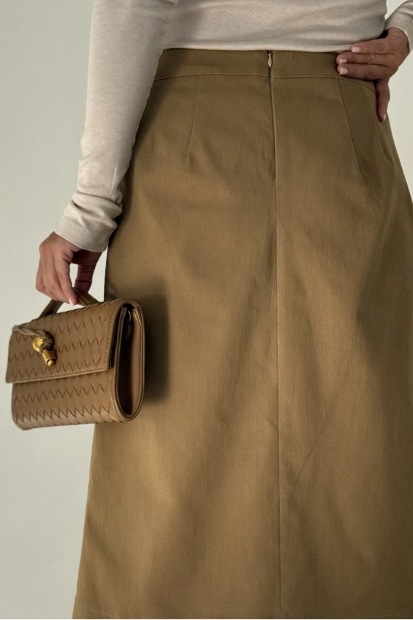 Юбка DAVA 5235 бежевый Юбка DAVA 5235 бежевый