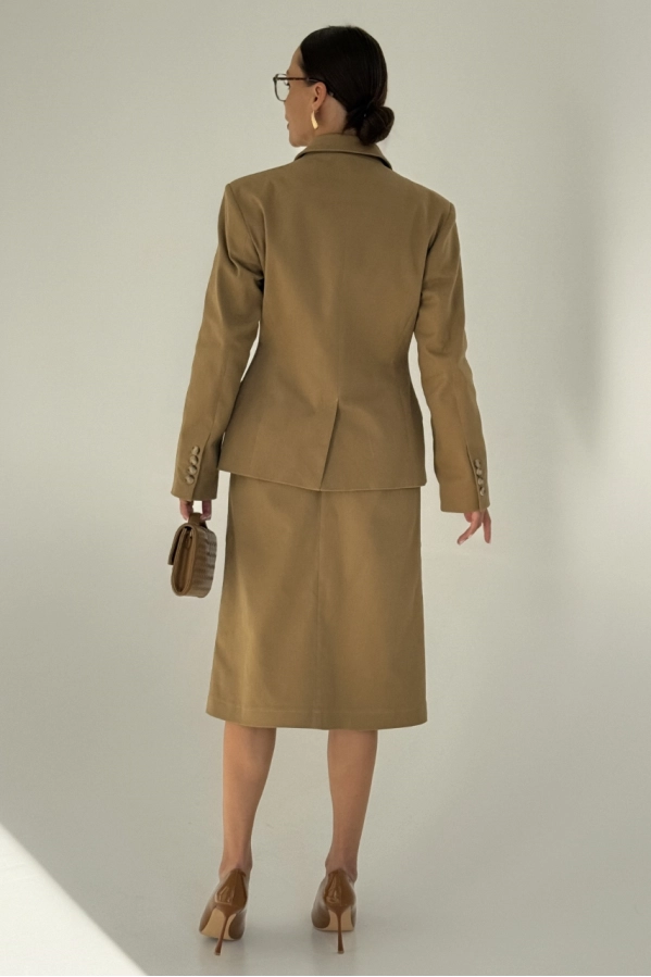 Юбка DAVA 5235 бежевый Юбка DAVA 5235 бежевый