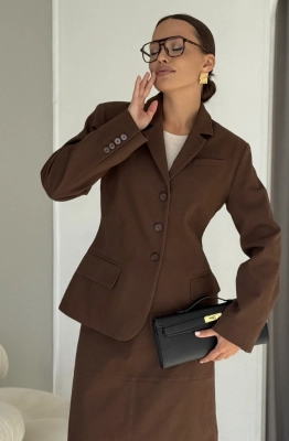 Жакет DAVA 3235 шоколад 