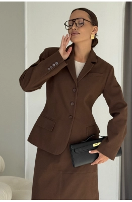 Жакет DAVA 3235 шоколад 