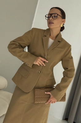 Жакет DAVA 3235 бежевый Жакет DAVA 3235 бежевый