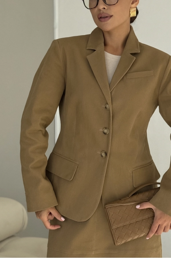 Жакет DAVA 3235 бежевый Жакет DAVA 3235 бежевый