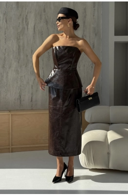 Юбка DAVA 5223 шоколад 