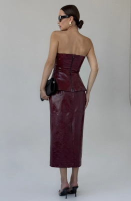 Юбка DAVA 5223 бордо  Юбка DAVA 5223 бордо