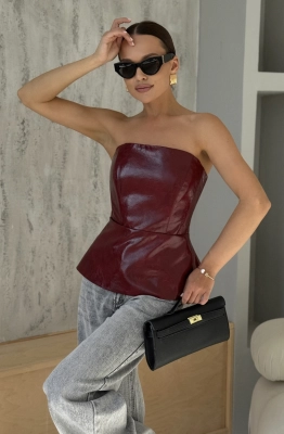 Жилет DAVA 3223 бордо Жилет DAVA 3223 бордо