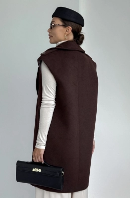 Жилет DAVA 7007 шоколад Жилет DAVA 7007 шоколад