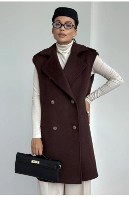 Жилет DAVA 7007 шоколад 