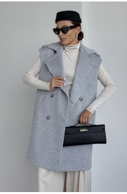 Жилет DAVA 7007 серый 