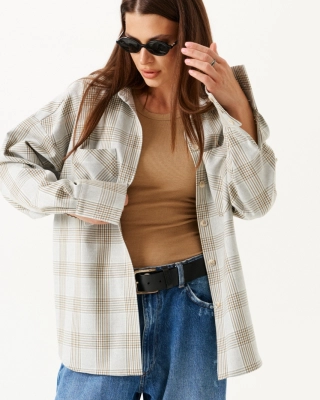 Блуза ELLETTO LIFE 3915 серый 