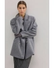 Пальто DAVA 7005 серый 
