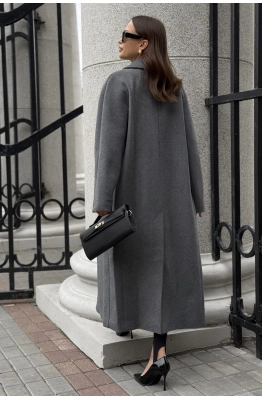 Пальто DAVA 7002 серый   Пальто DAVA 7002 серый