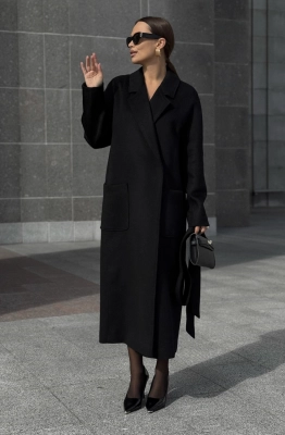 Пальто DAVA 7002 черный 