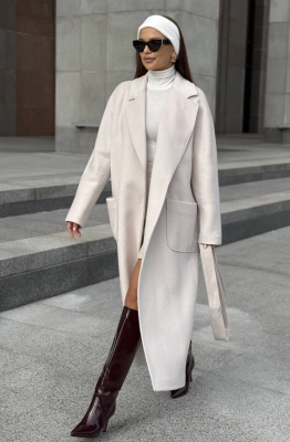 Пальто DAVA 7002 жемчужный 