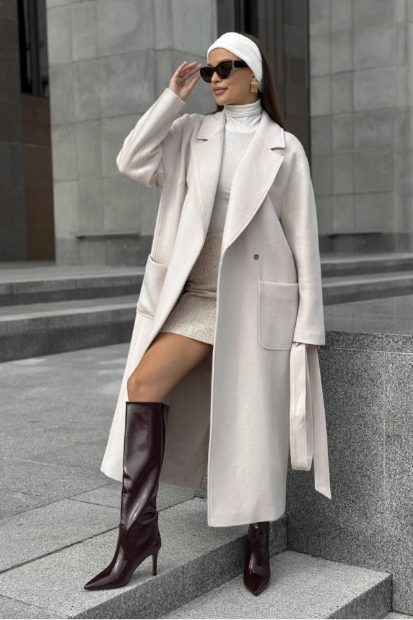 Пальто DAVA 7002 жемчужный Пальто DAVA 7002 жемчужный