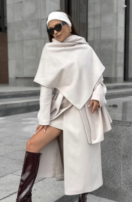 Палантин DAVA 9000 жемчужный 