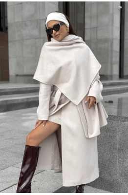 Палантин DAVA 9000 жемчужный 