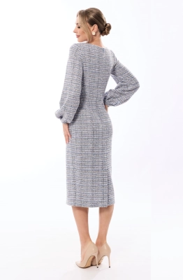 Платье Golden Valley 4855-2 голубой  Платье Golden Valley 4855-2 голубой