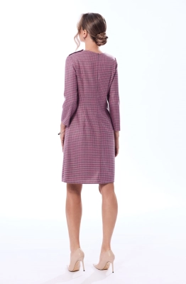 Платье Golden Valley 44082-3 розово-серый  Платье Golden Valley 44082-3 розово-серый