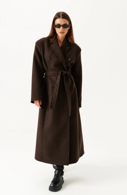 Пальто ELLETTO LIFE 3897 коричневый  Пальто ELLETTO LIFE 3897 коричневый