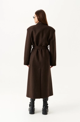 Пальто ELLETTO LIFE 3897 коричневый  Пальто ELLETTO LIFE 3897 коричневый