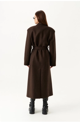 Пальто ELLETTO LIFE 3897 коричневый 