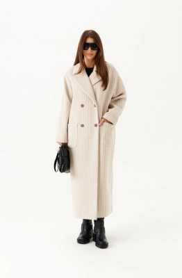 Пальто ELLETTO LIFE 3901 молочный  Пальто ELLETTO LIFE 3901 молочный