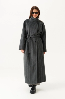 Пальто ELLETTO LIFE 3902 графит  Пальто ELLETTO LIFE 3902 графит