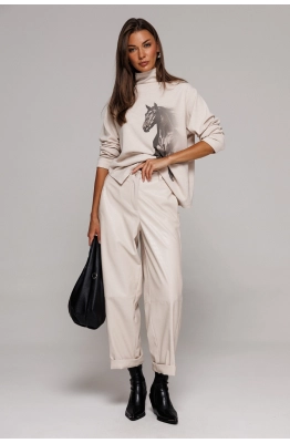 Брюки Buter 3158 молочный 