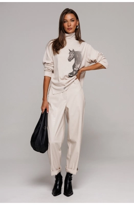 Брюки Buter 3158 молочный 