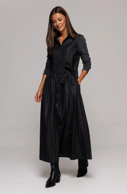 Платье Buter 3160 темно-серый  Платье Buter 3160 темно-серый