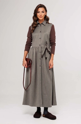 Платье Buter 3160 серый  Платье Buter 3160 серый