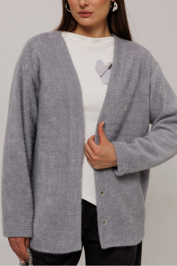 Кардиган Buter 3197 серый Кардиган Buter 3197 серый