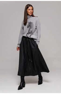 Юбка Buter 3199 темно-серый 